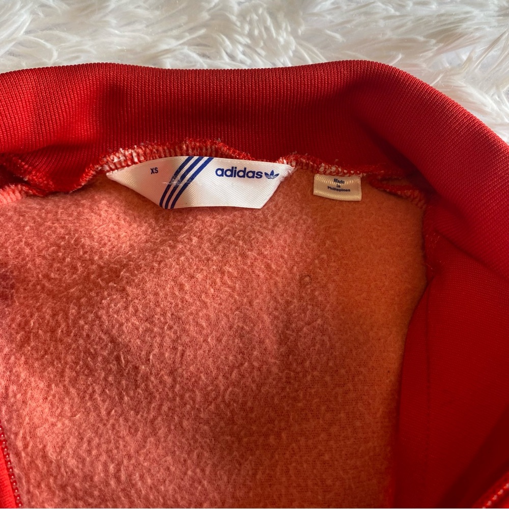 Adidas Vintage Red Track Jacket | Size XS - Picture 10 of 14